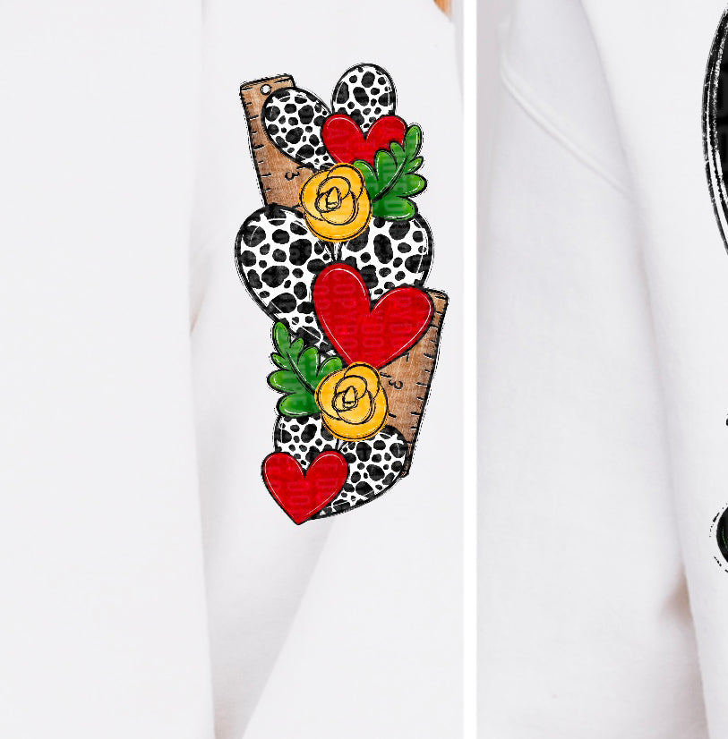 100 Days Of Lovin School Sleeve 104002 DTF transfer