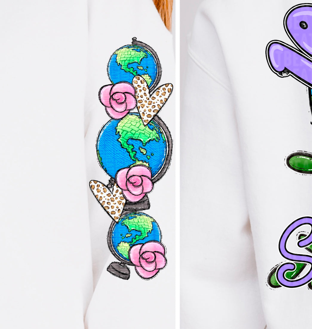 100 Days Smarter Sleeve 104004 DTF transfer