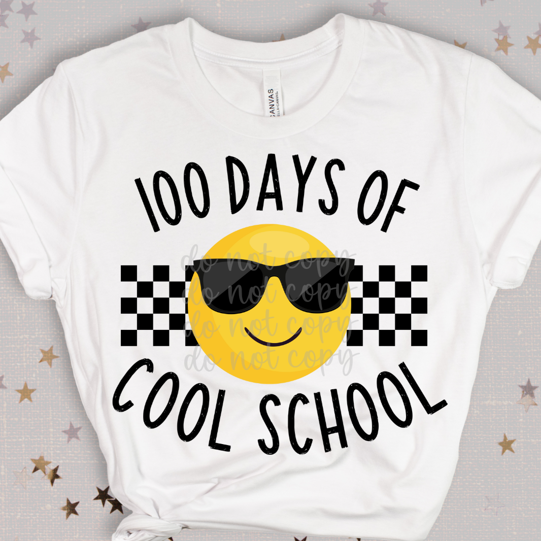100 days of cool school  (Parker)  DTF Transfer