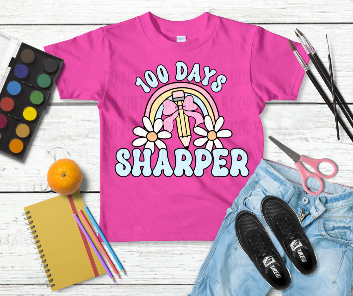 100 days sharper rainbow (canvista) DTF transfer