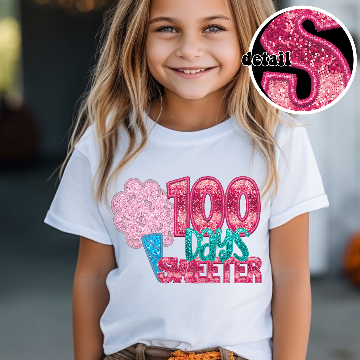 100 Days Sweeter Cotton Candy (CITY) DTF transfer