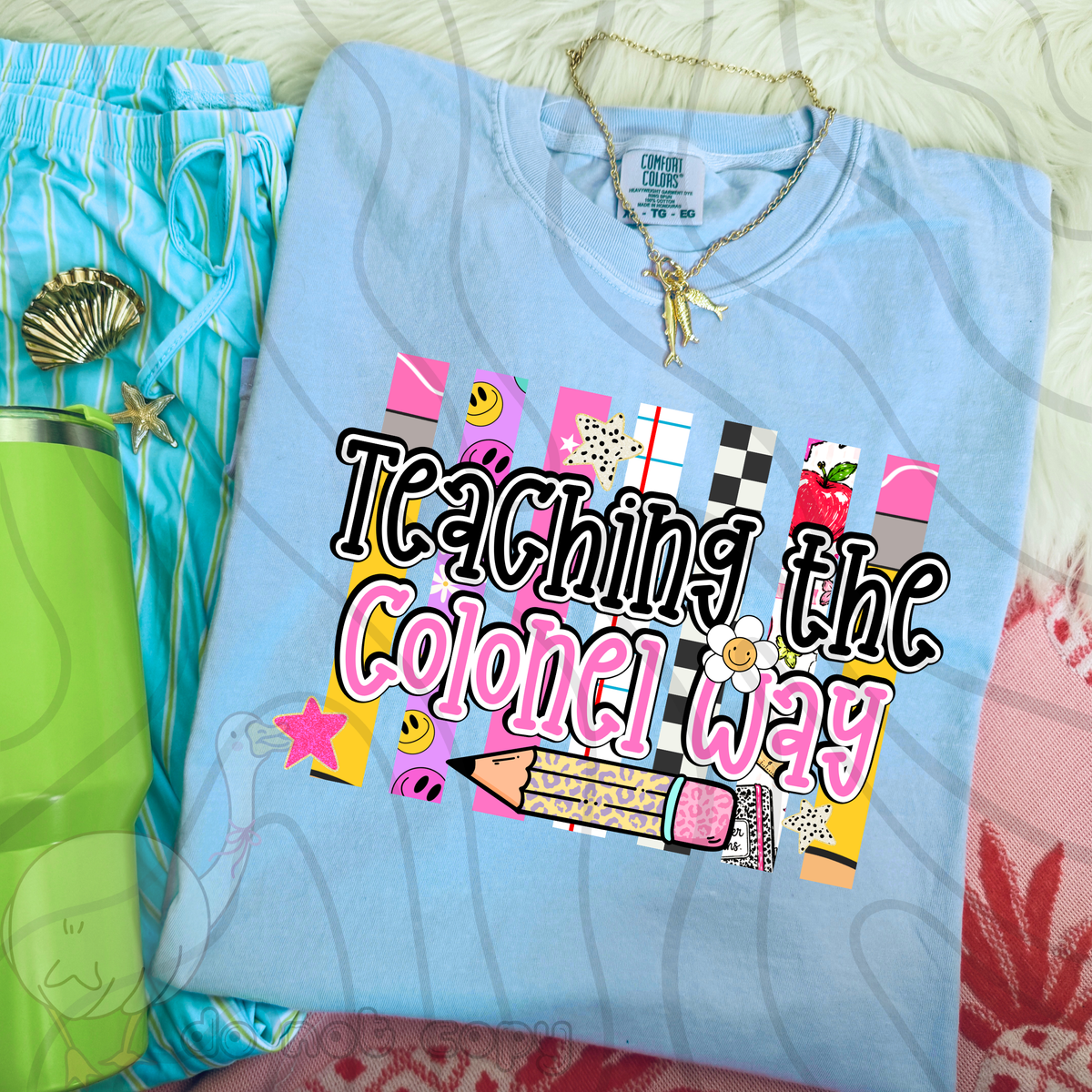 Teaching the colonel way school stripes (DKD) DTF Transfer