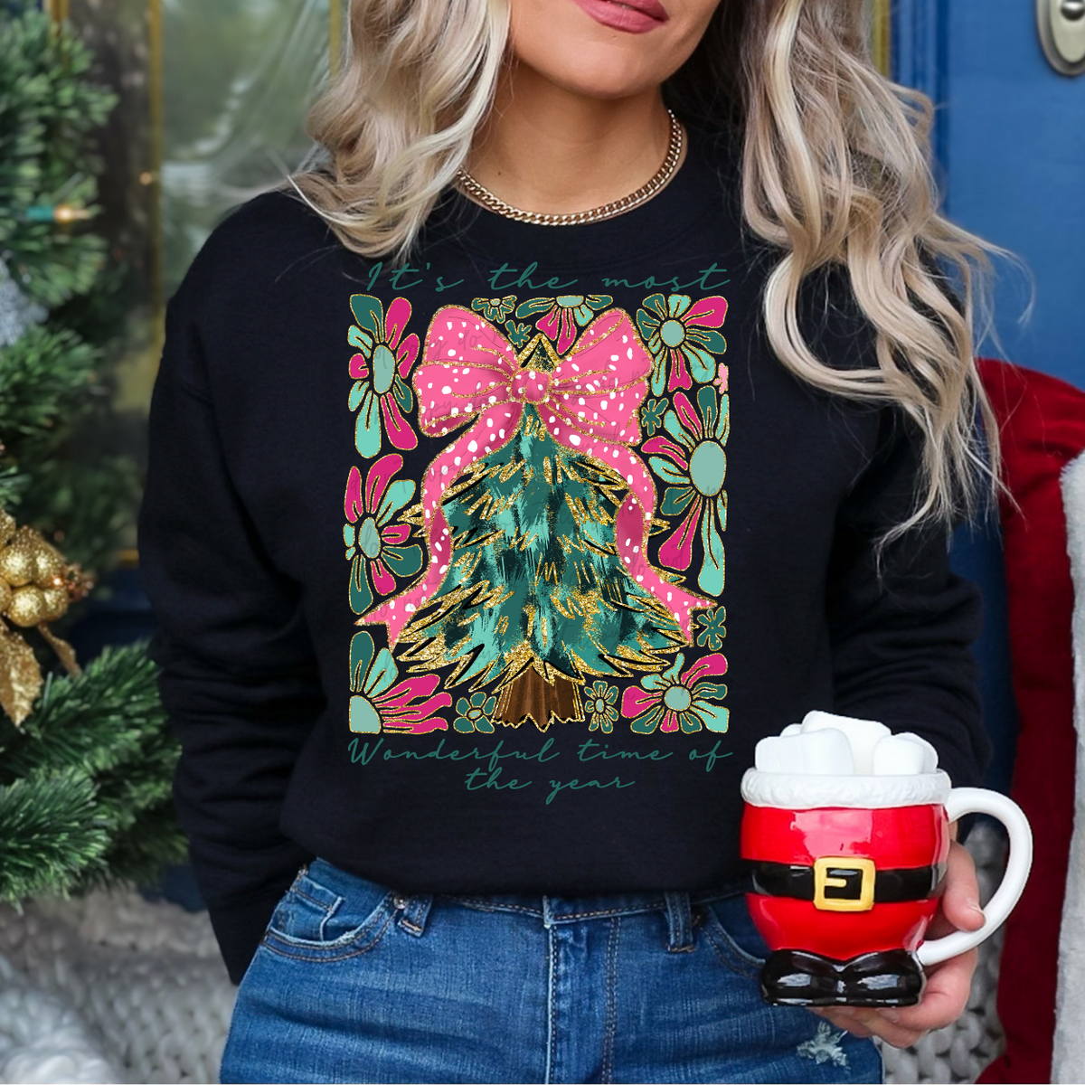 It's The Most Wonderful Time Of The Year Tree 68625 DTF Transfers