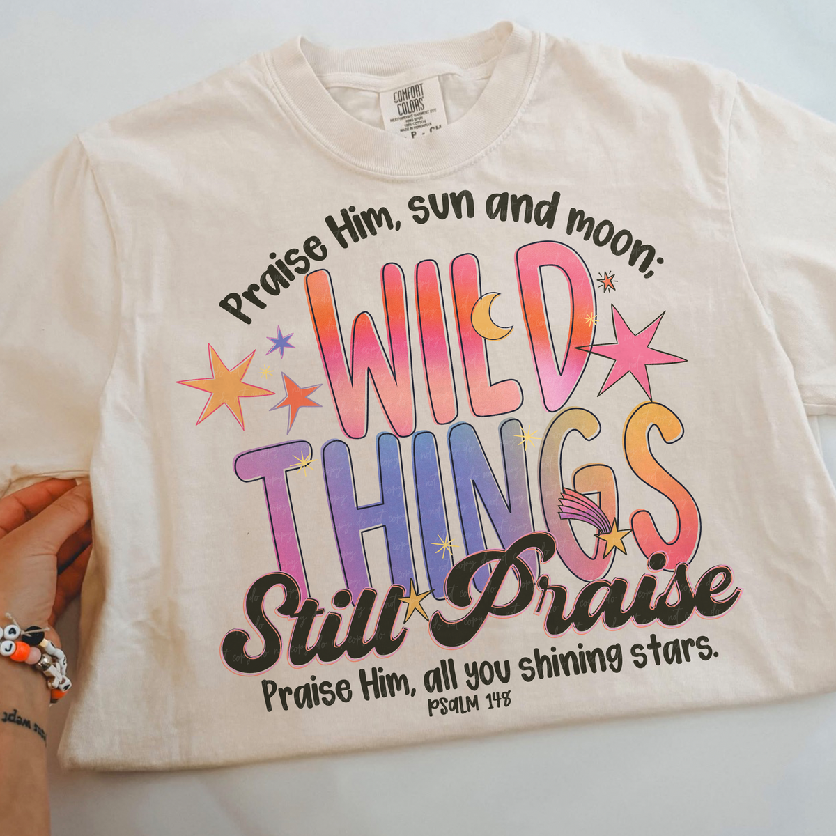 Wild things still praise (EMD) DTF transfer