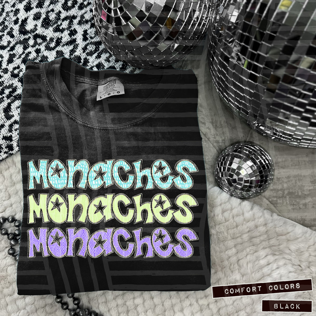 Monaches Pastel Star Stacked (Caplinger) 101640 DTF transfer