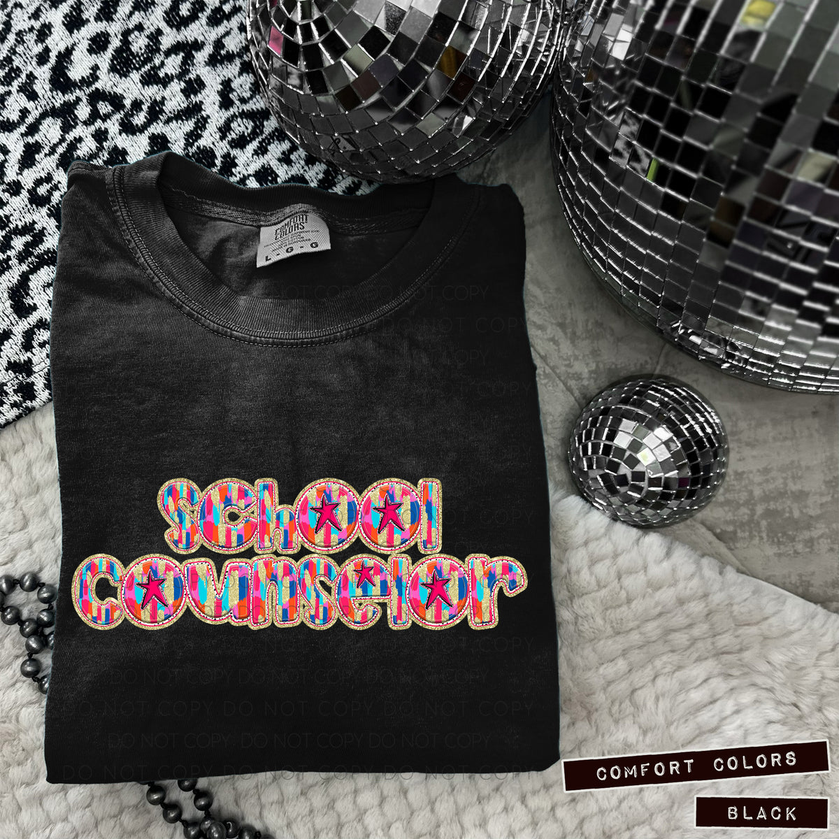 School Counselor Tutti Brushstrokes (Caplinger) DTF transfer