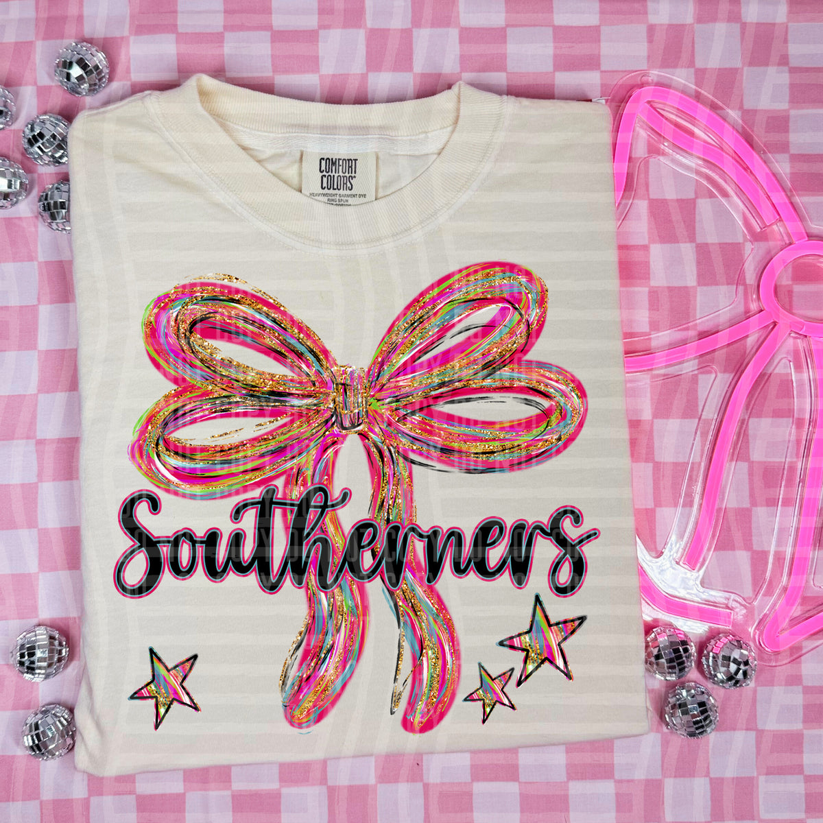 Southerners Whimsical Bow (caplinger) DTF transfer