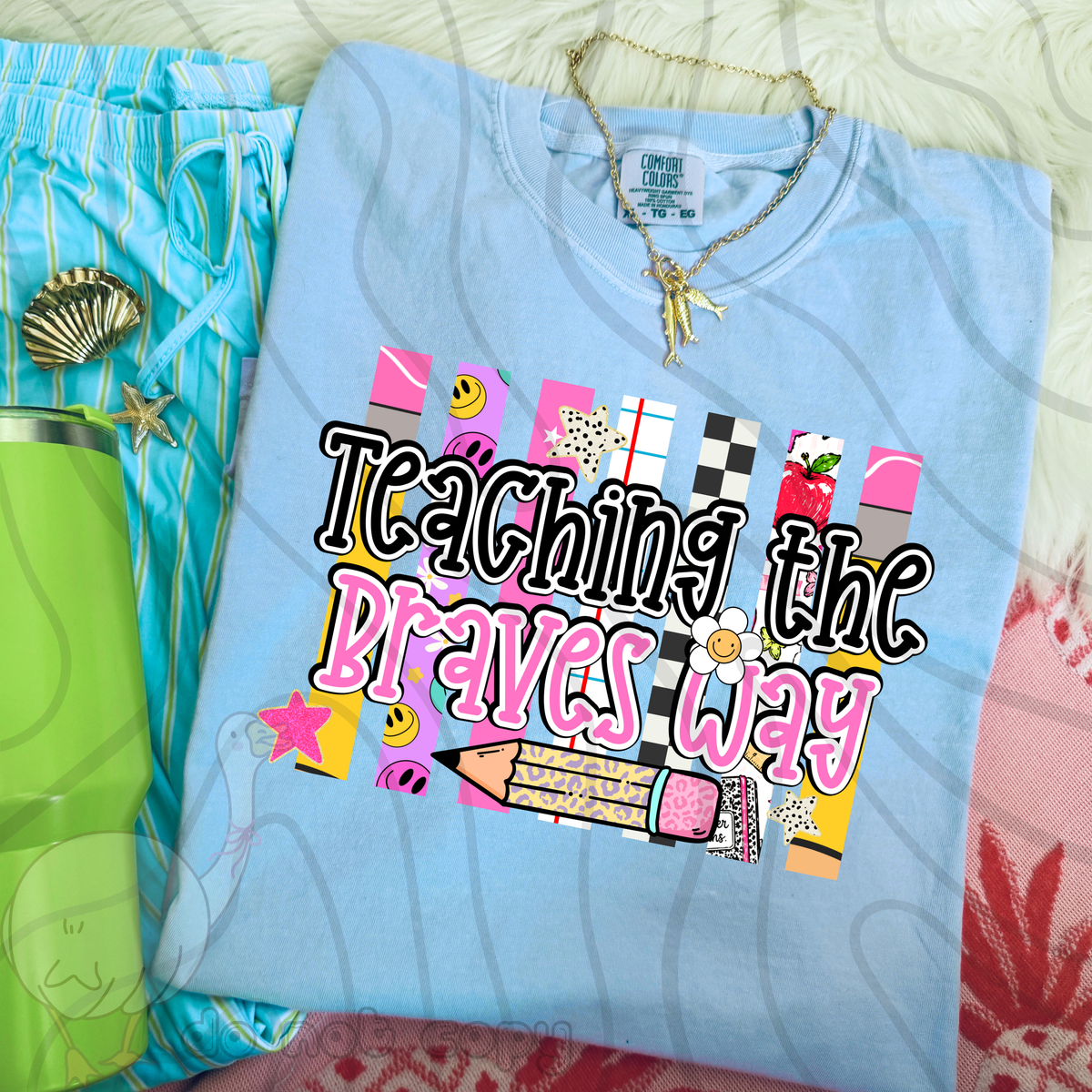 Teaching the braves way school stripes (DKD) DTF Transfer