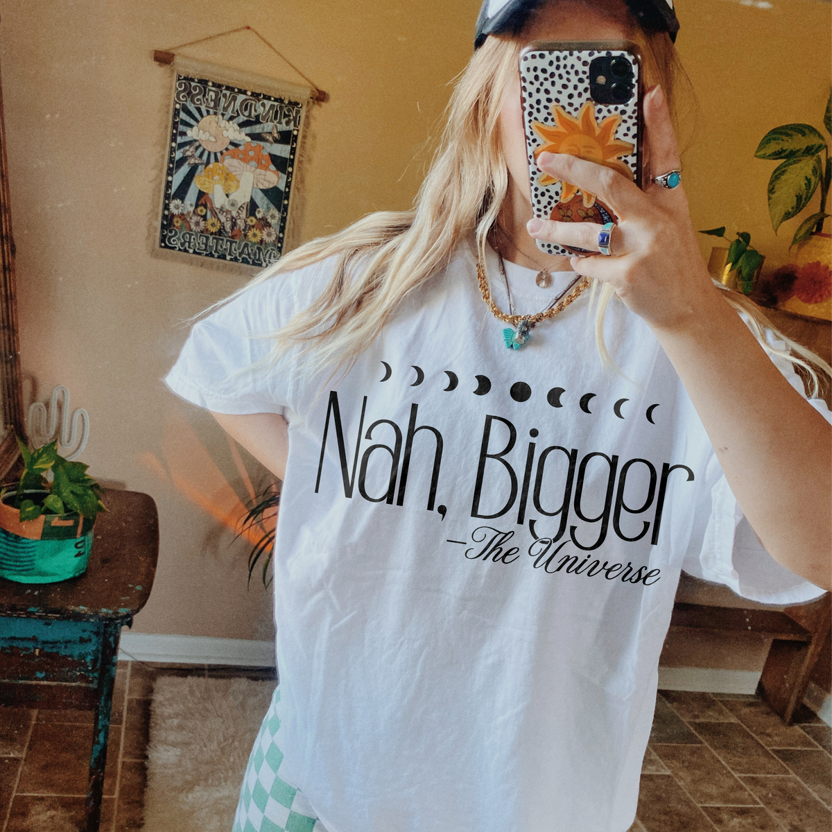 Nah, Bigger -The Universe BLACK (EMD) DTF Transfer