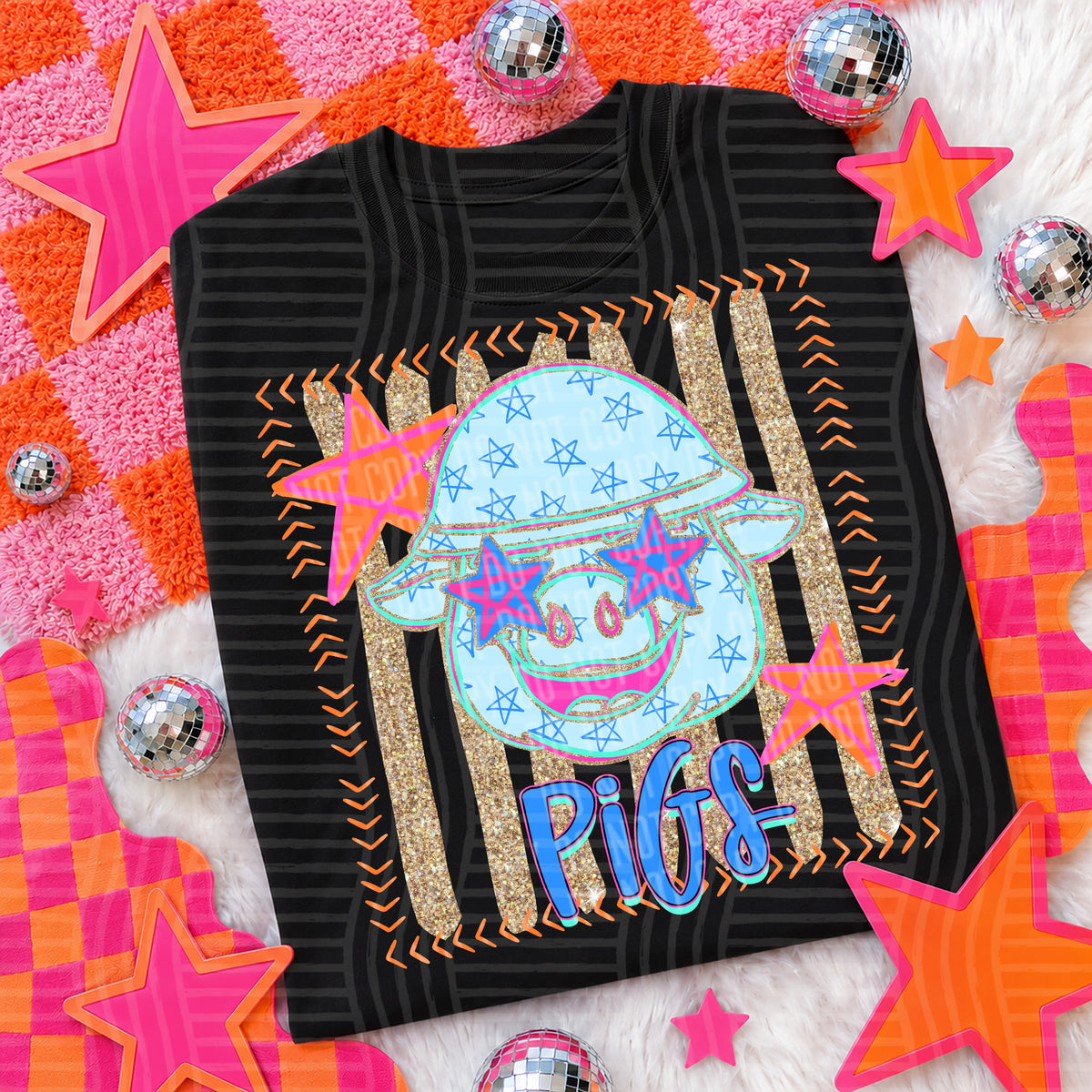 pigs candy pop (caplinger) DTF transfer