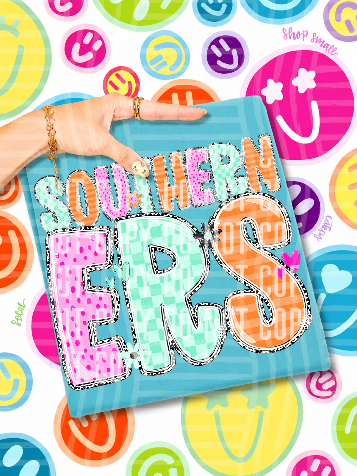 southerners 22 happy blooms (caplinger) DTF transfer