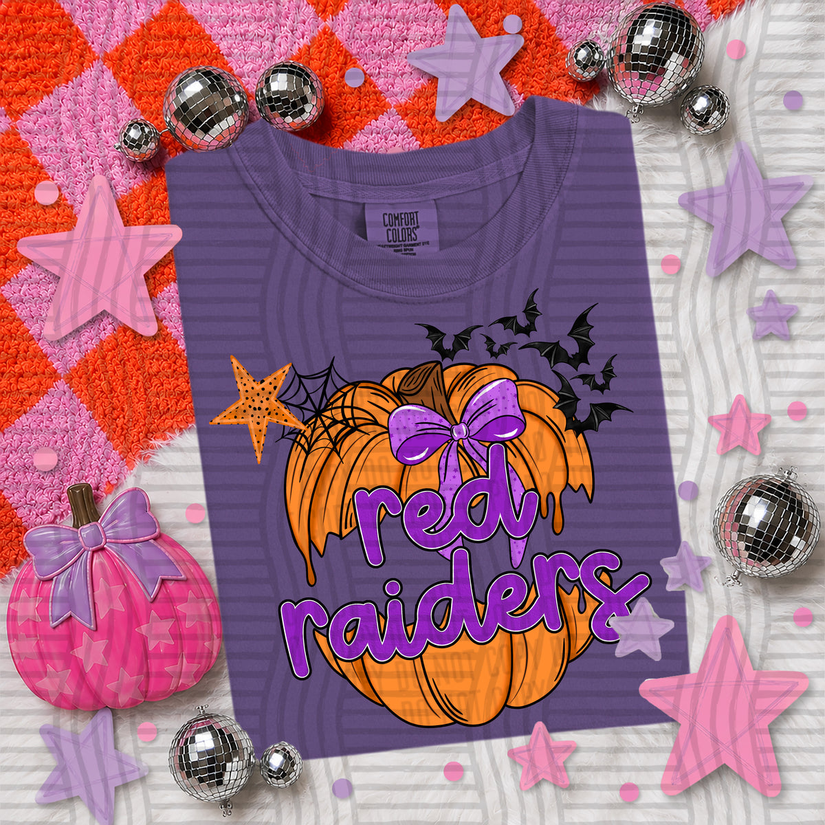 red raiders pumpkin pop (Caplinger) DTF transfer
