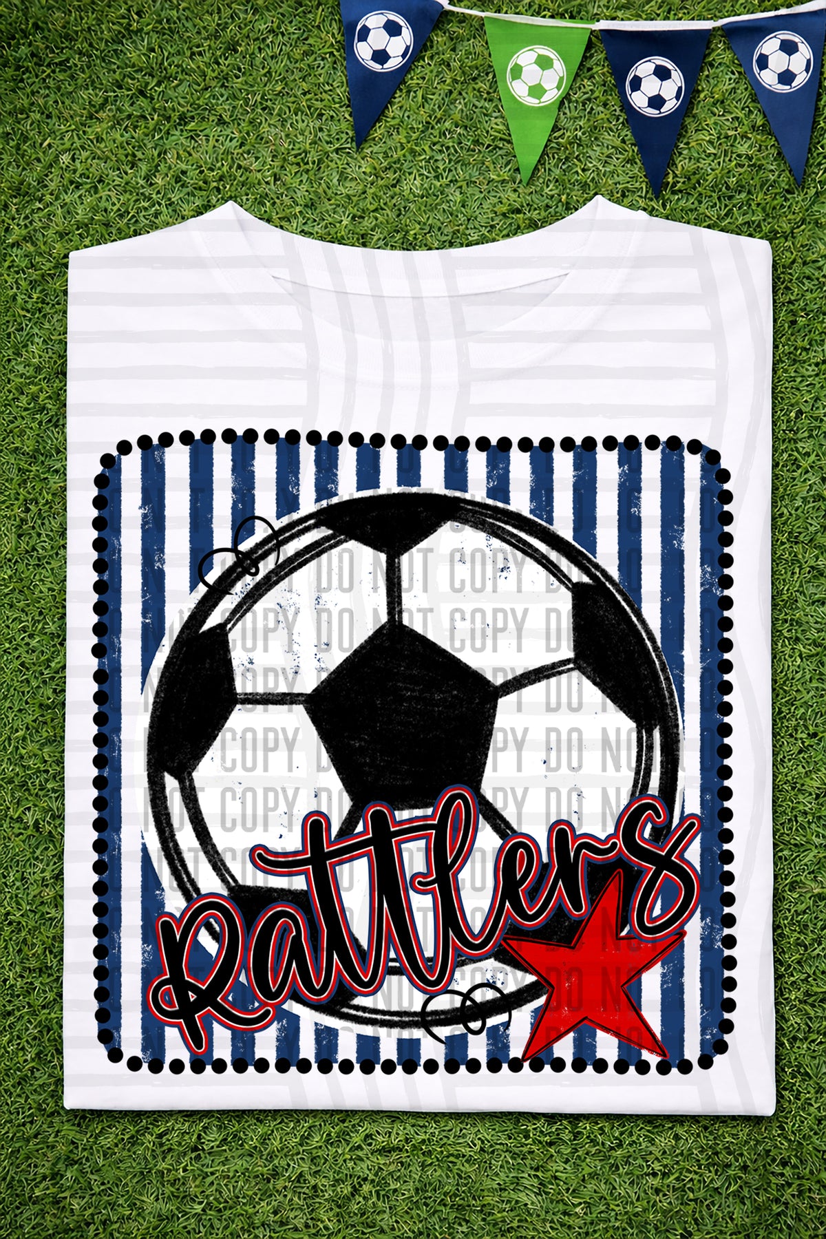 Rattlers RWB Framed (Caplinger) DTF transfer