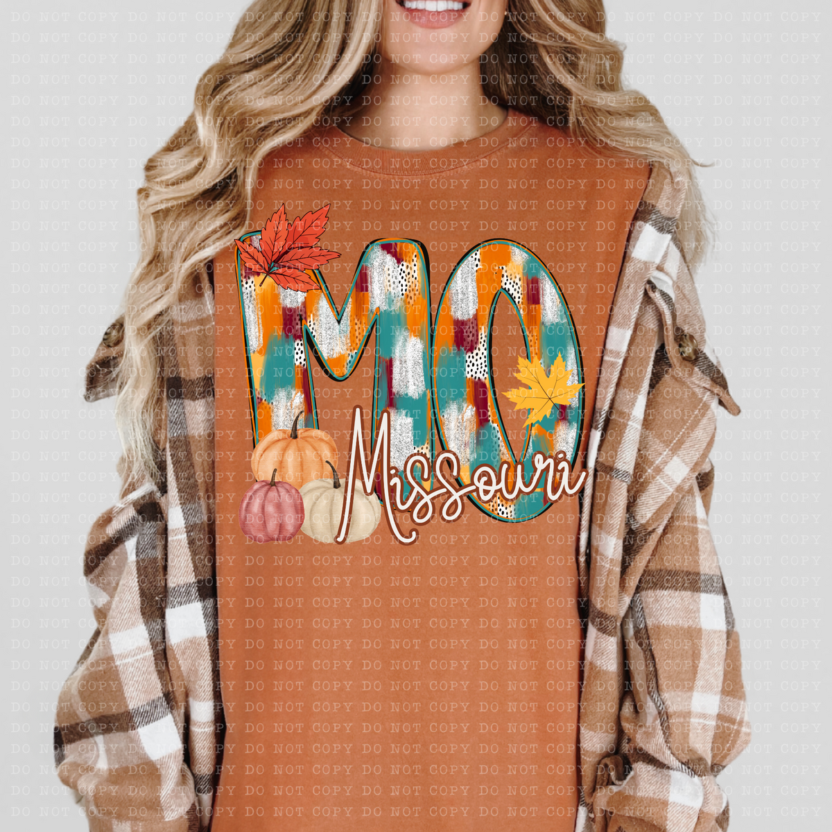 MO Missouri Fall Watercolor 59795 DTF Transfer