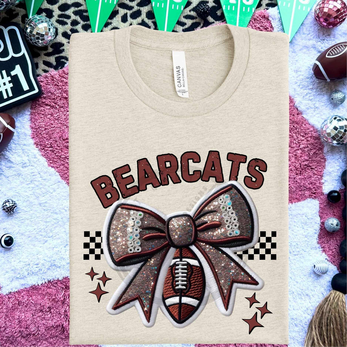 Bearcats bow and football (HW) 58354 DTF transfer