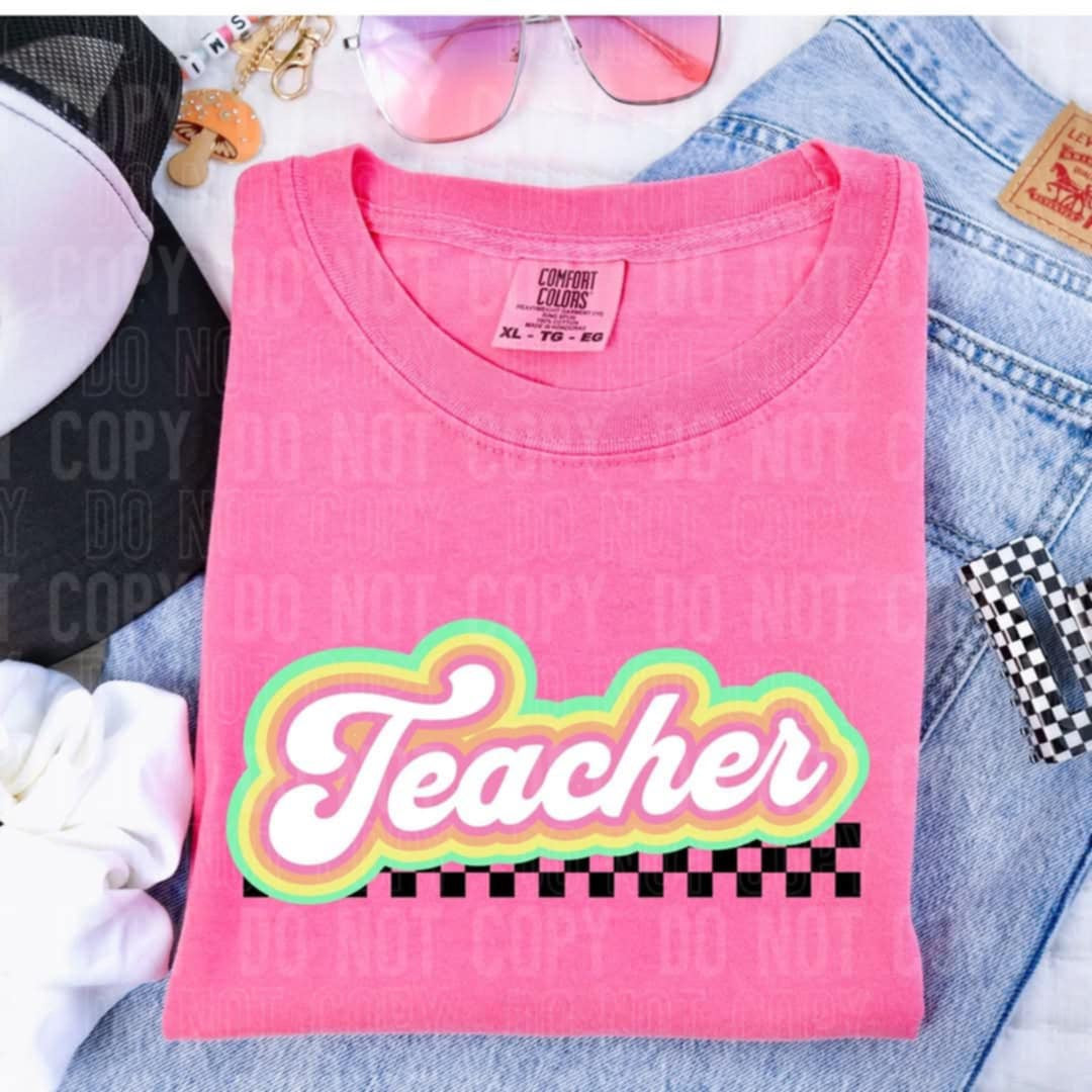 Teacher retro (SBB) 92500 DTF transfer