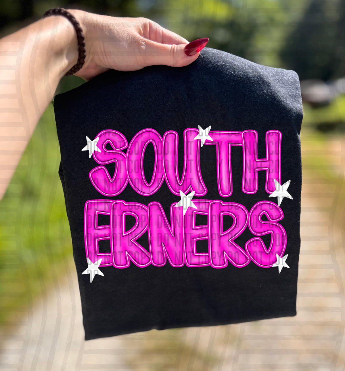 Southerners Pink And Preppy Split 112950 DTF transfer