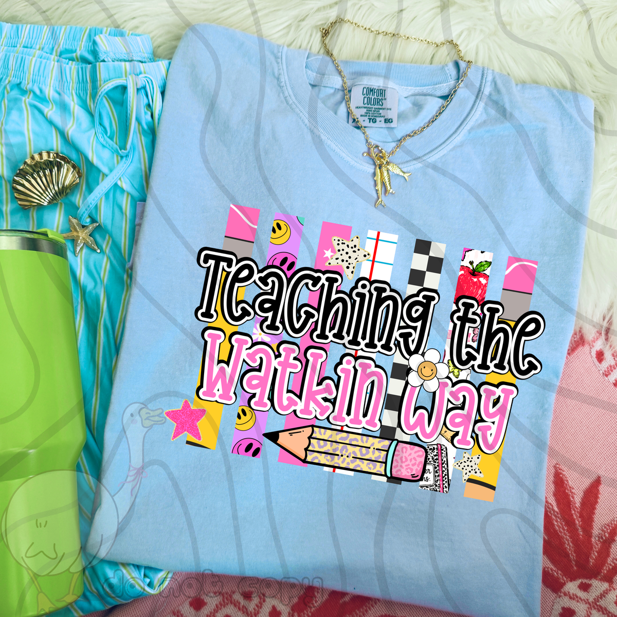 Teaching the watkin way school stripes (DKD) DTF Transfer