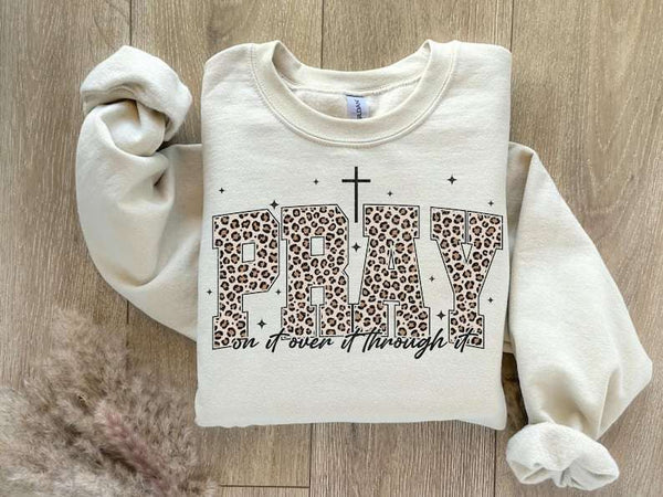 Pray on it over it through it leopard 73849 DTF transfer