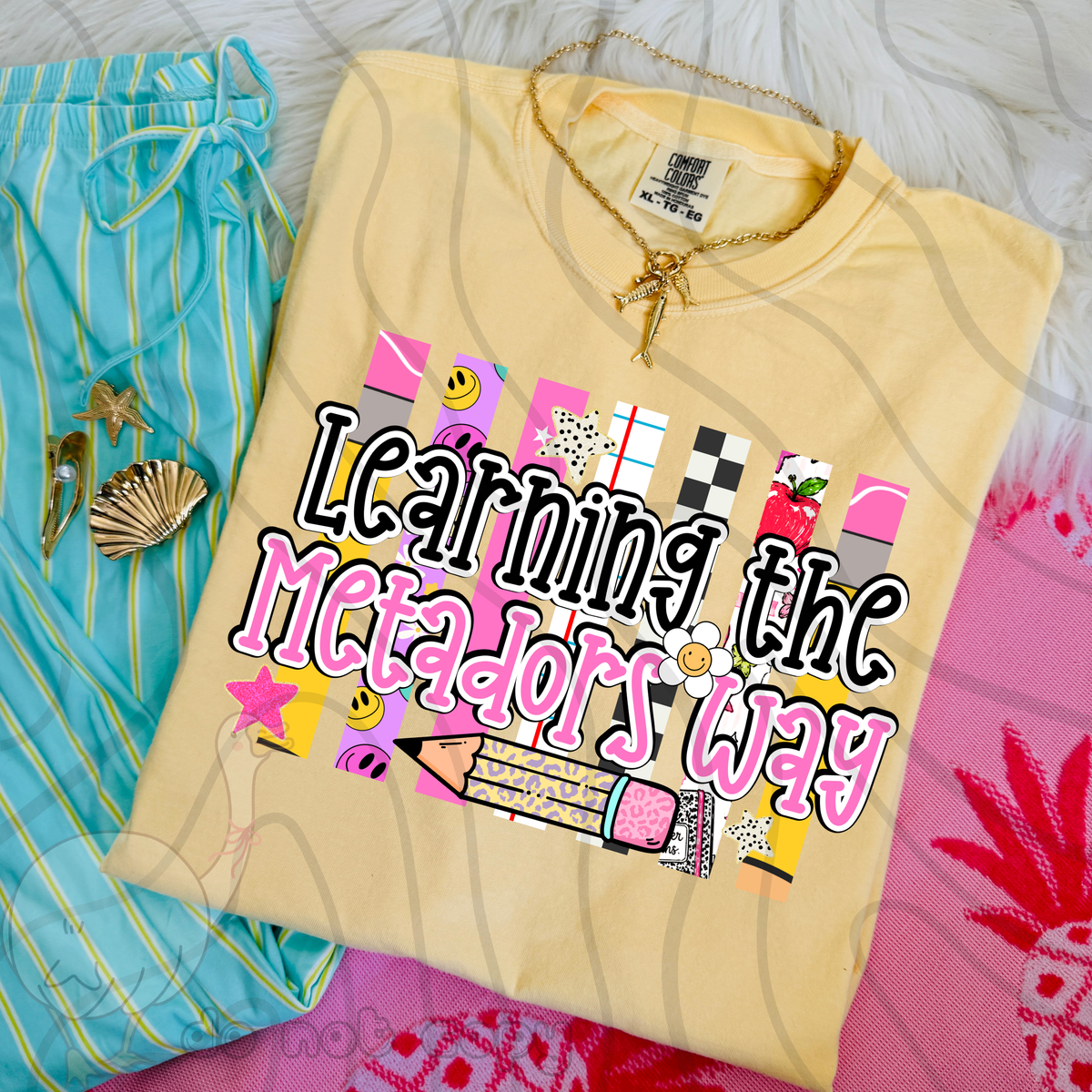 Learning the metadors way school stripes (DKD) DTF Transfer