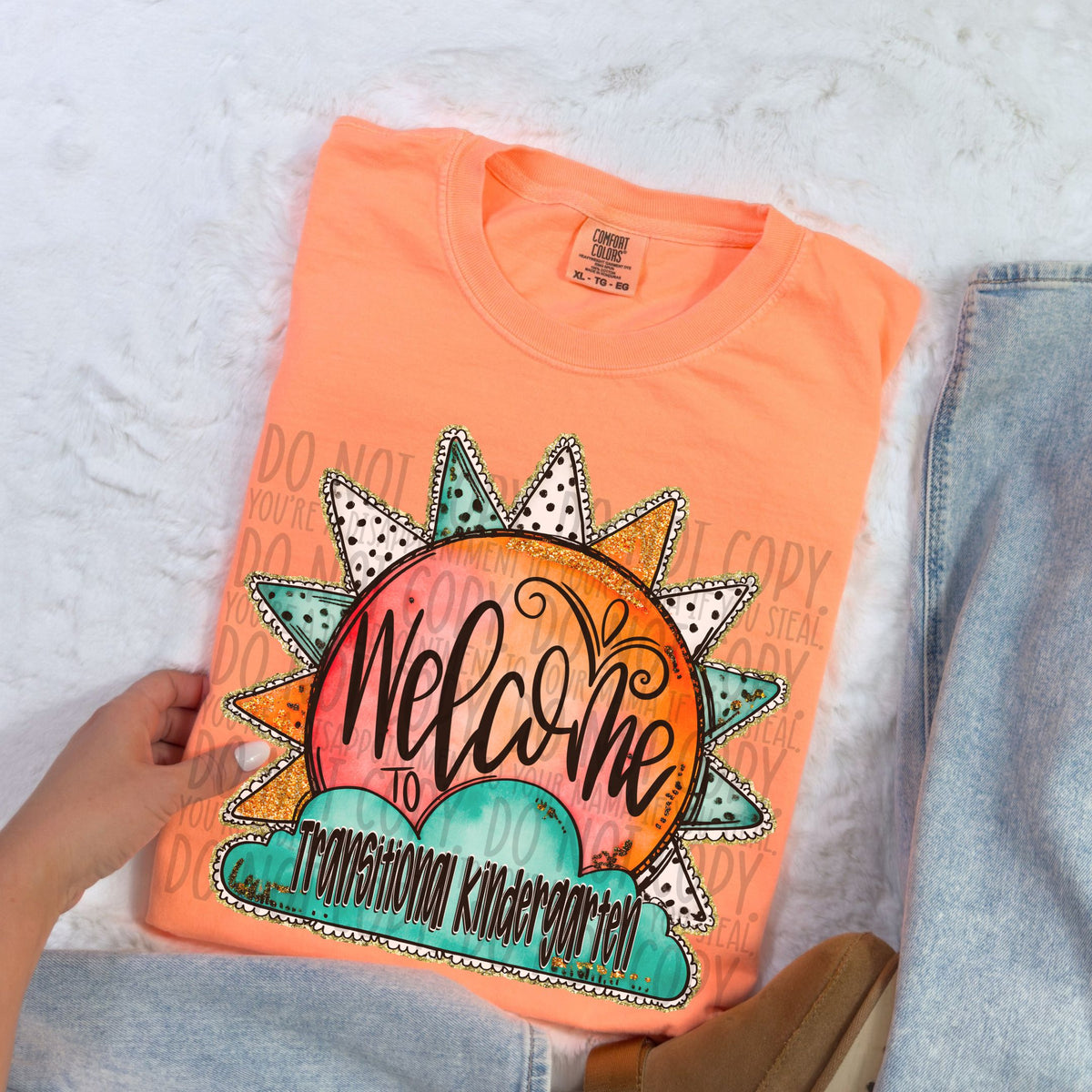 Welcome to transition kindergarten sun (SWD) 106897 DTF transfer
