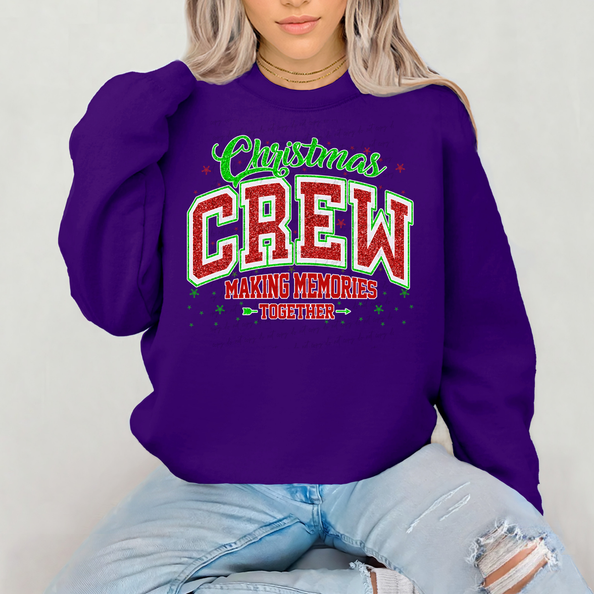 Christmas Crew Making Memories Together 68078 DTF Transfer