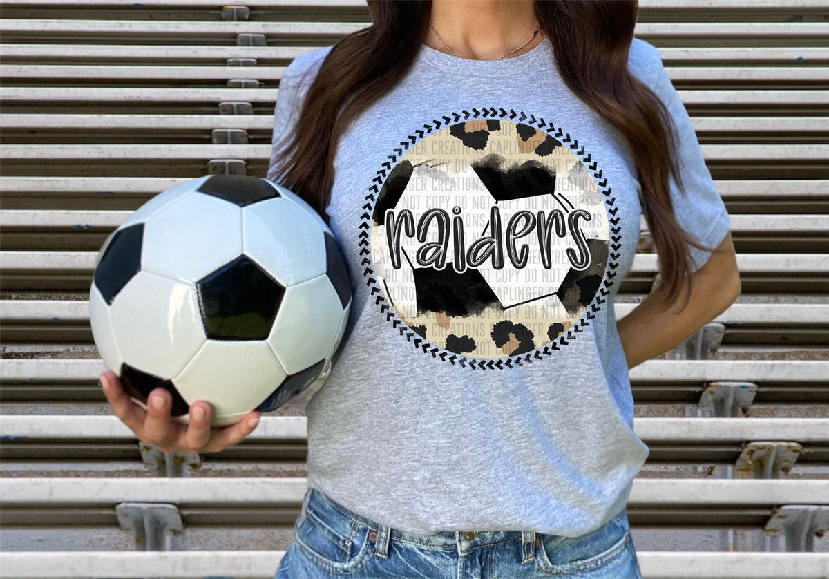 Raiders soccer background (Caplinger) DTF transfer