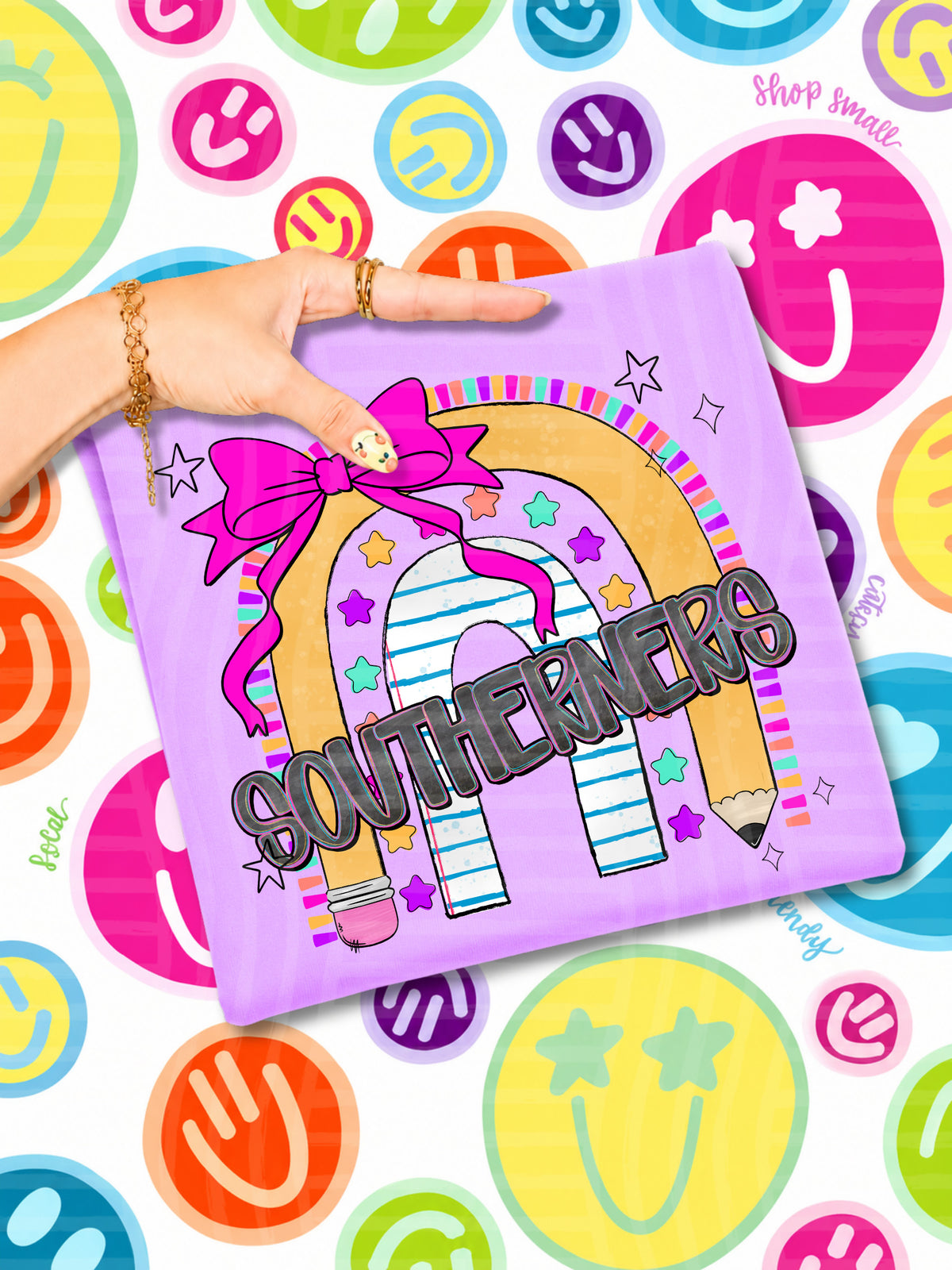 Southerners rainbow crayon (CAPLINGER) DTF Transfer
