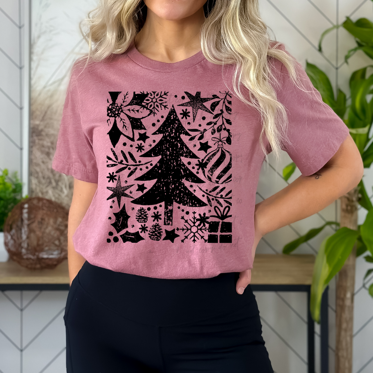 Christmas Shapes 68191 DTF Transfers