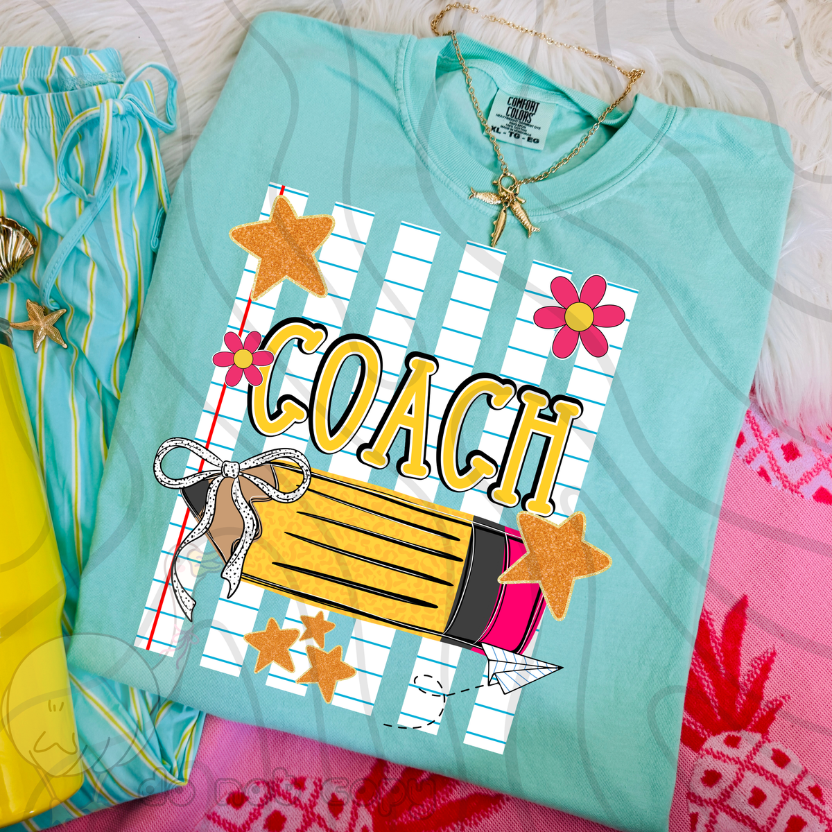 Coach pencil stripes (DKD) DTF Transfer