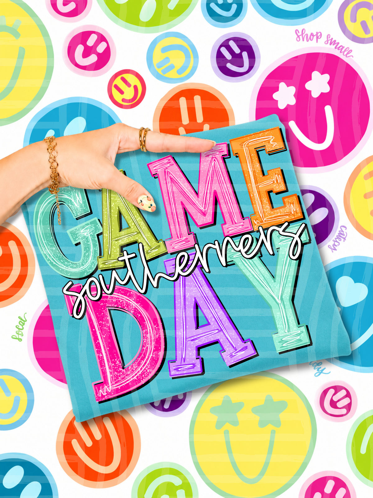 southerners simply colorful game day (caplinger) DTF Transfer