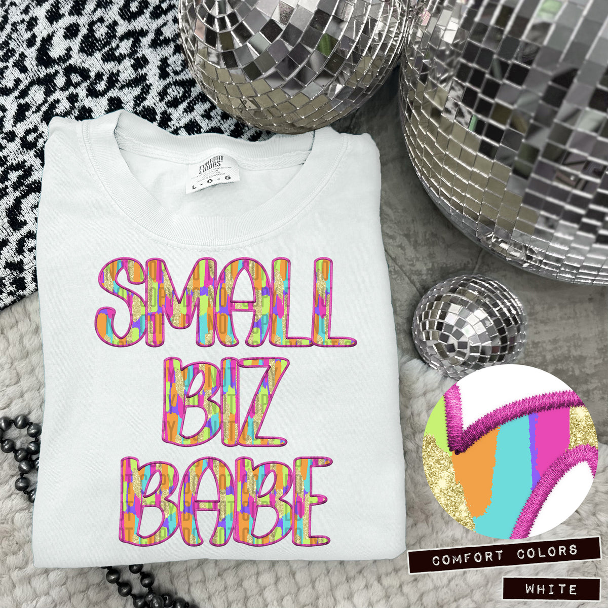 Small Biz Babe Juneberry Brushstrokes (Caplinger) DTF transfer