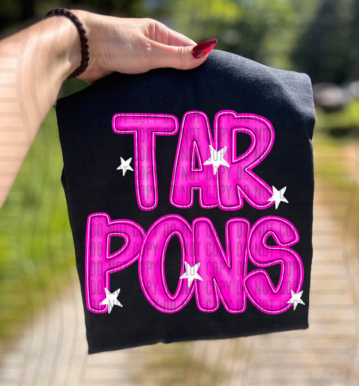 Tarpons Pink And Preppy Split 112954 DTF transfer