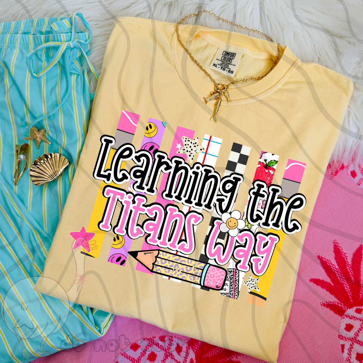 Learning the titans way school stripes (DKD) DTF Transfer