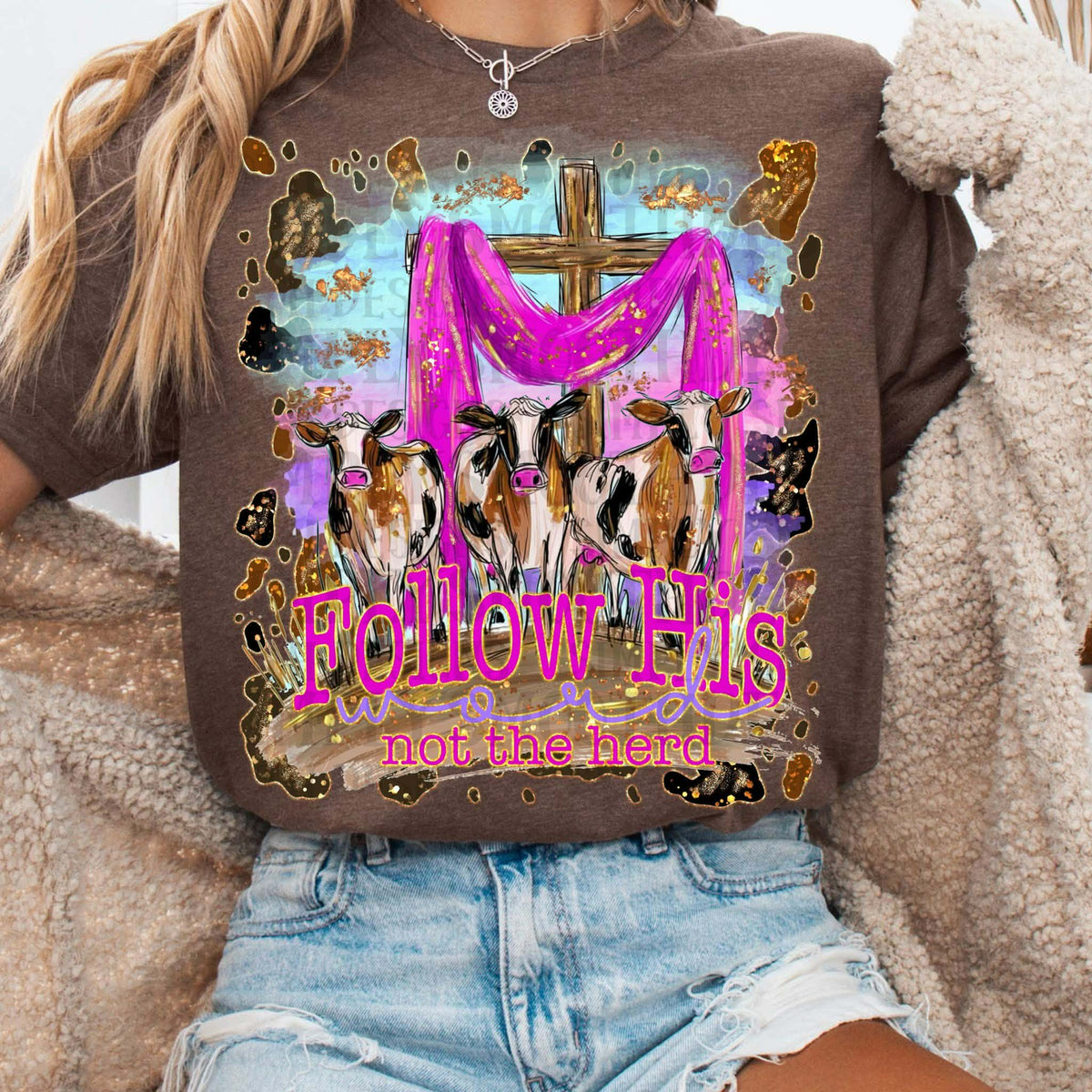 Follow his word not the herd Sunday Special DTF transfer