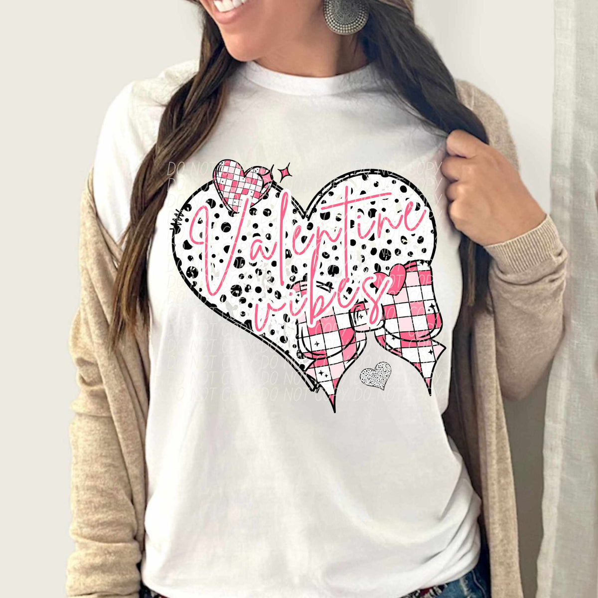 Valentine vibes heart (CITY) 79181 DTF transfer