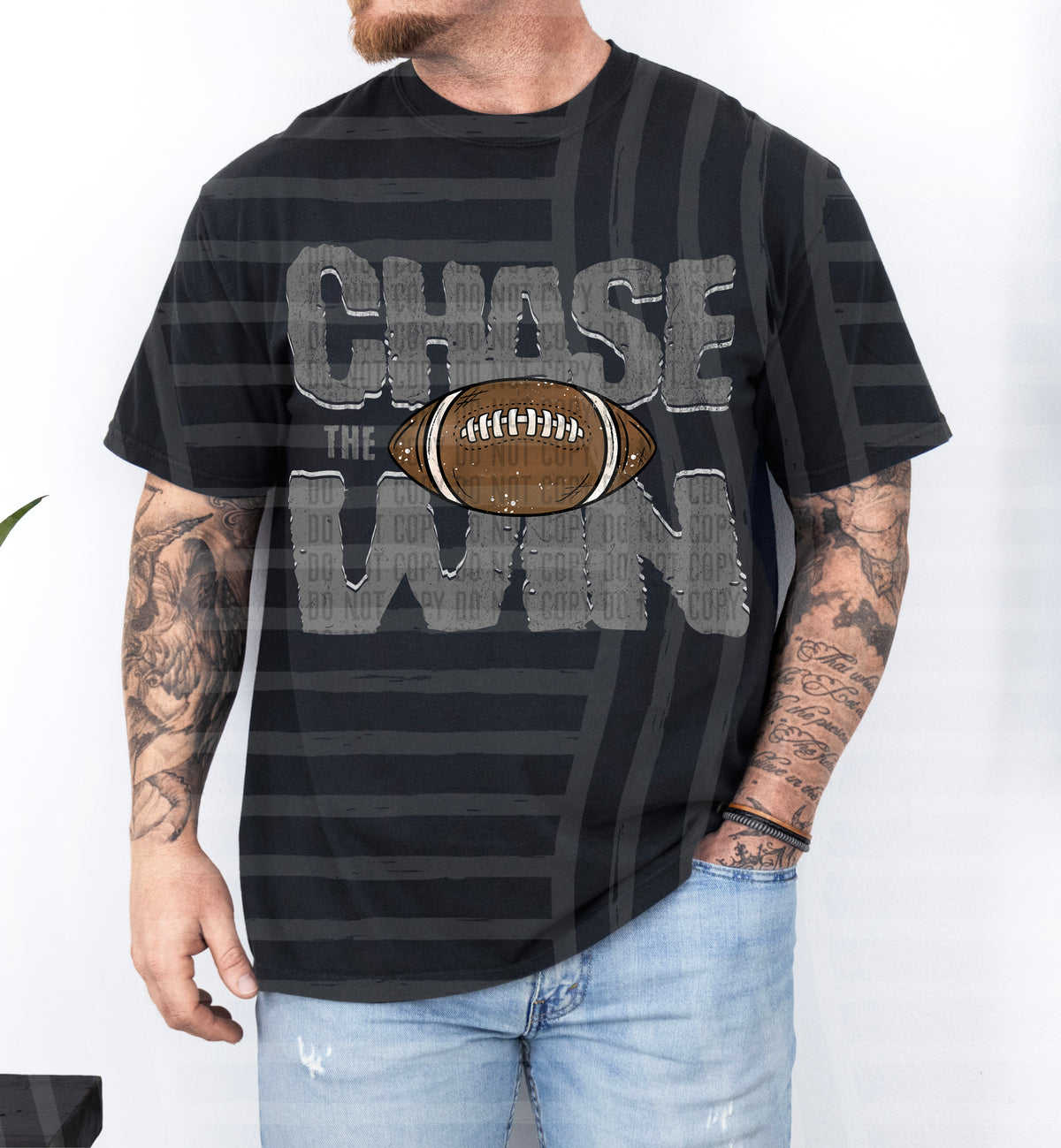 Chase the win football GRAY (Caplinger) DTF Transfer