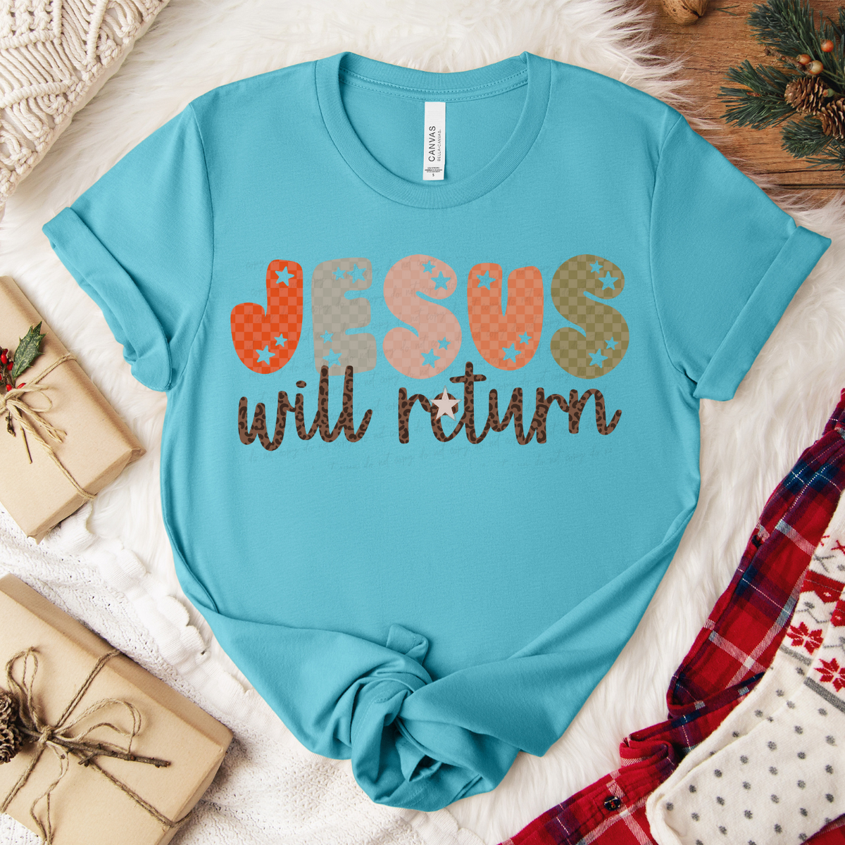 Jesus Will return 68103 DTF Transfer
