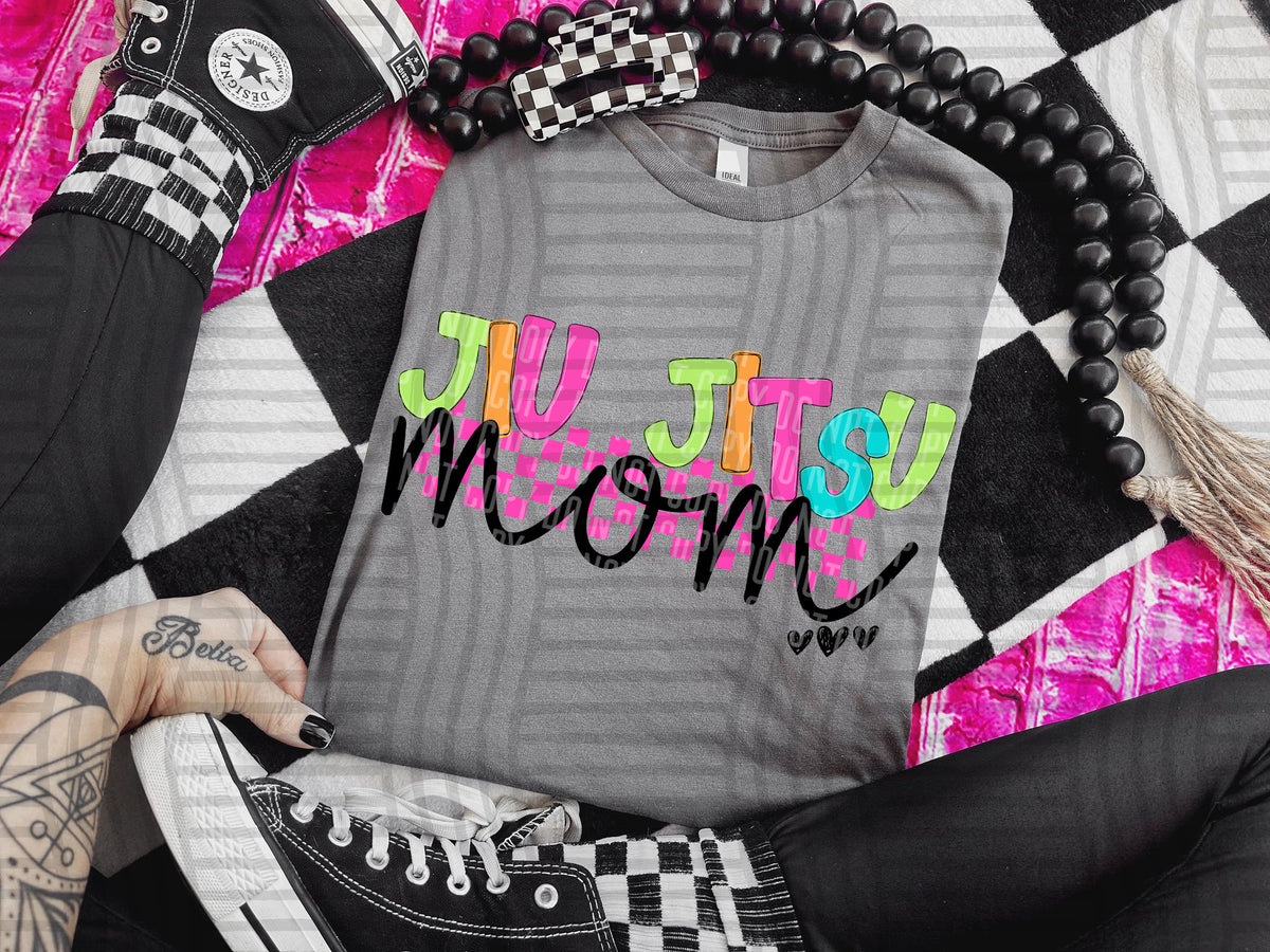 Jiu-jitsu mom checkmate starburst (Caplinger) DTF Transfer
