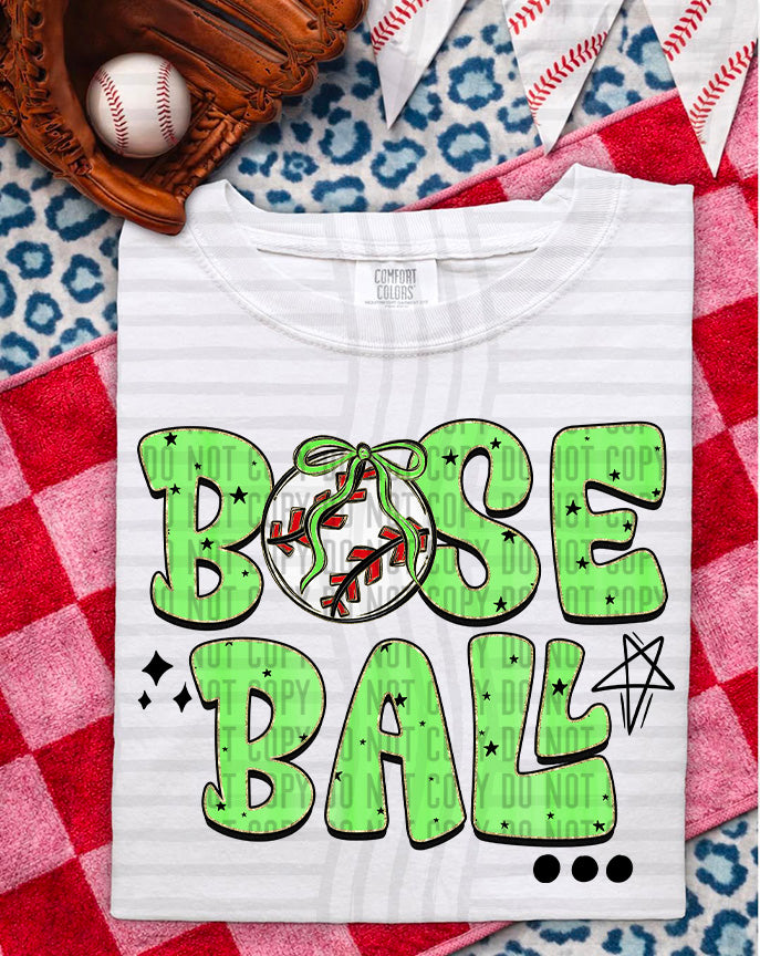 Baseball Lime (Caplinger) DTF Transfer