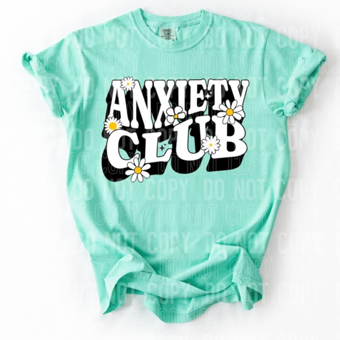 Anxiety club (SBB) 91112 DTF transfer