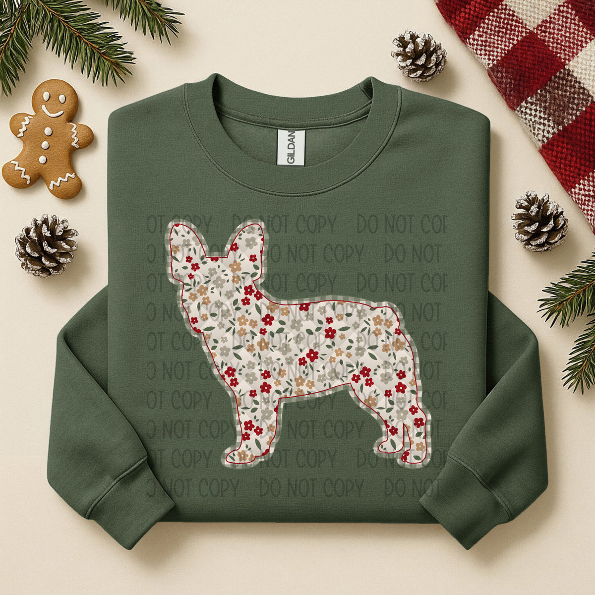 Frenchie Floral (SWD) DTF TRANSFER