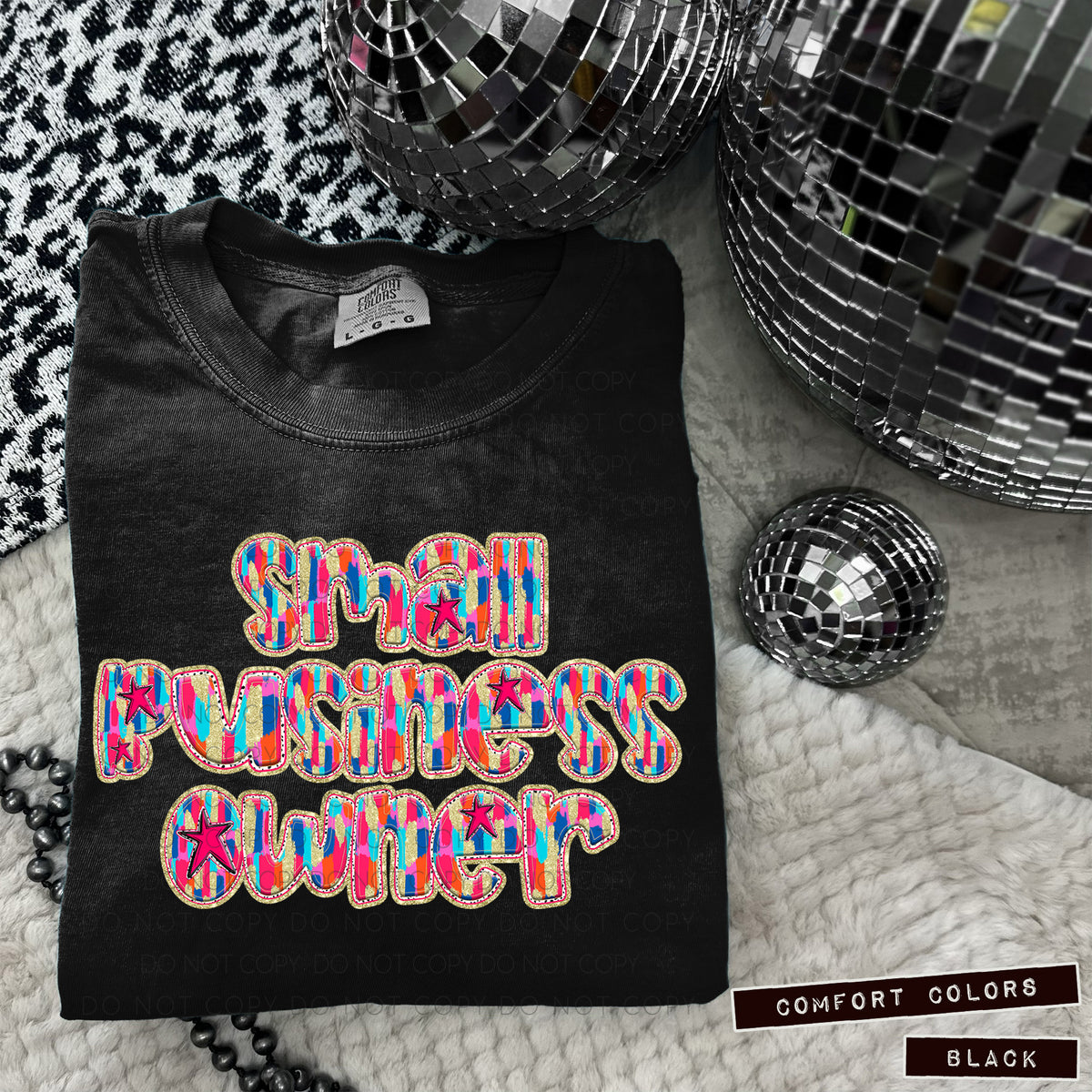 Small Business Owner Tutti Brushstrokes (Caplinger) DTF transfer