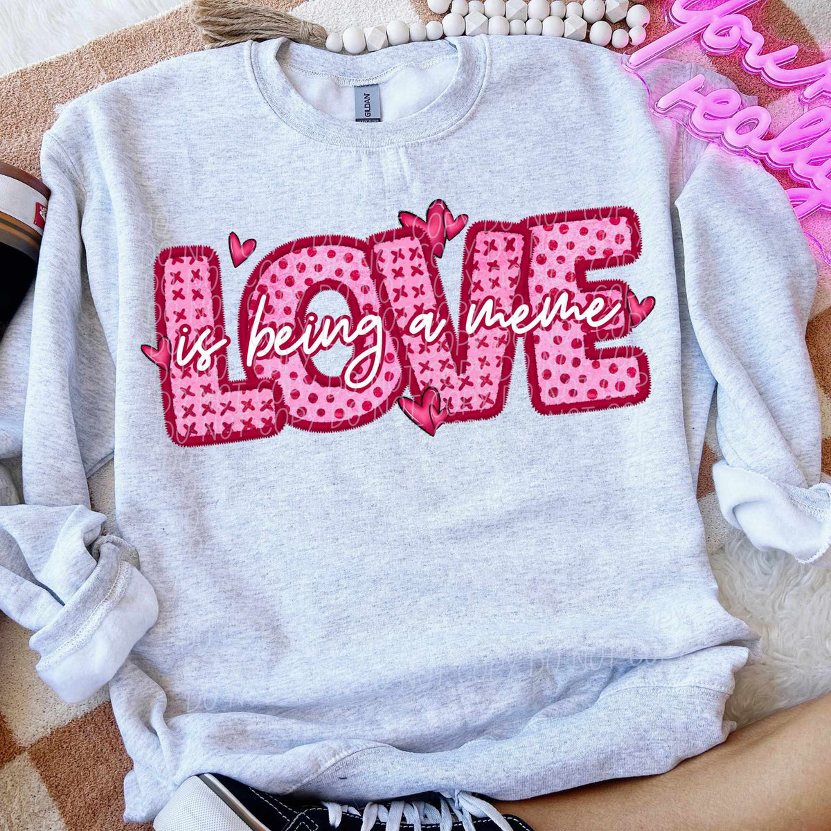 Love is being a meme (CITY) 79152 DTF transfer