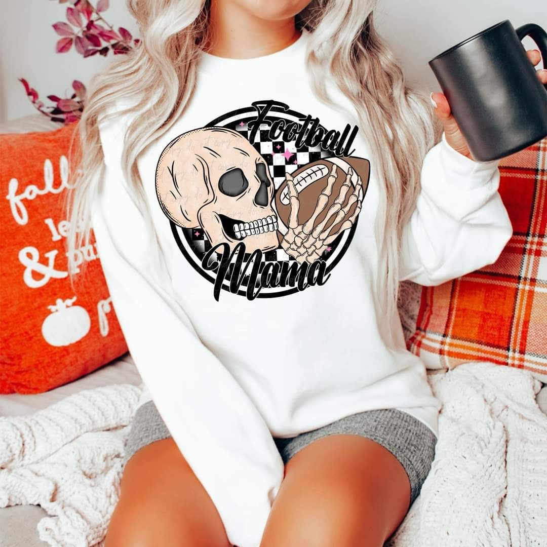 Football mama skellie circle (VIRGO) 58504 DTF transfer