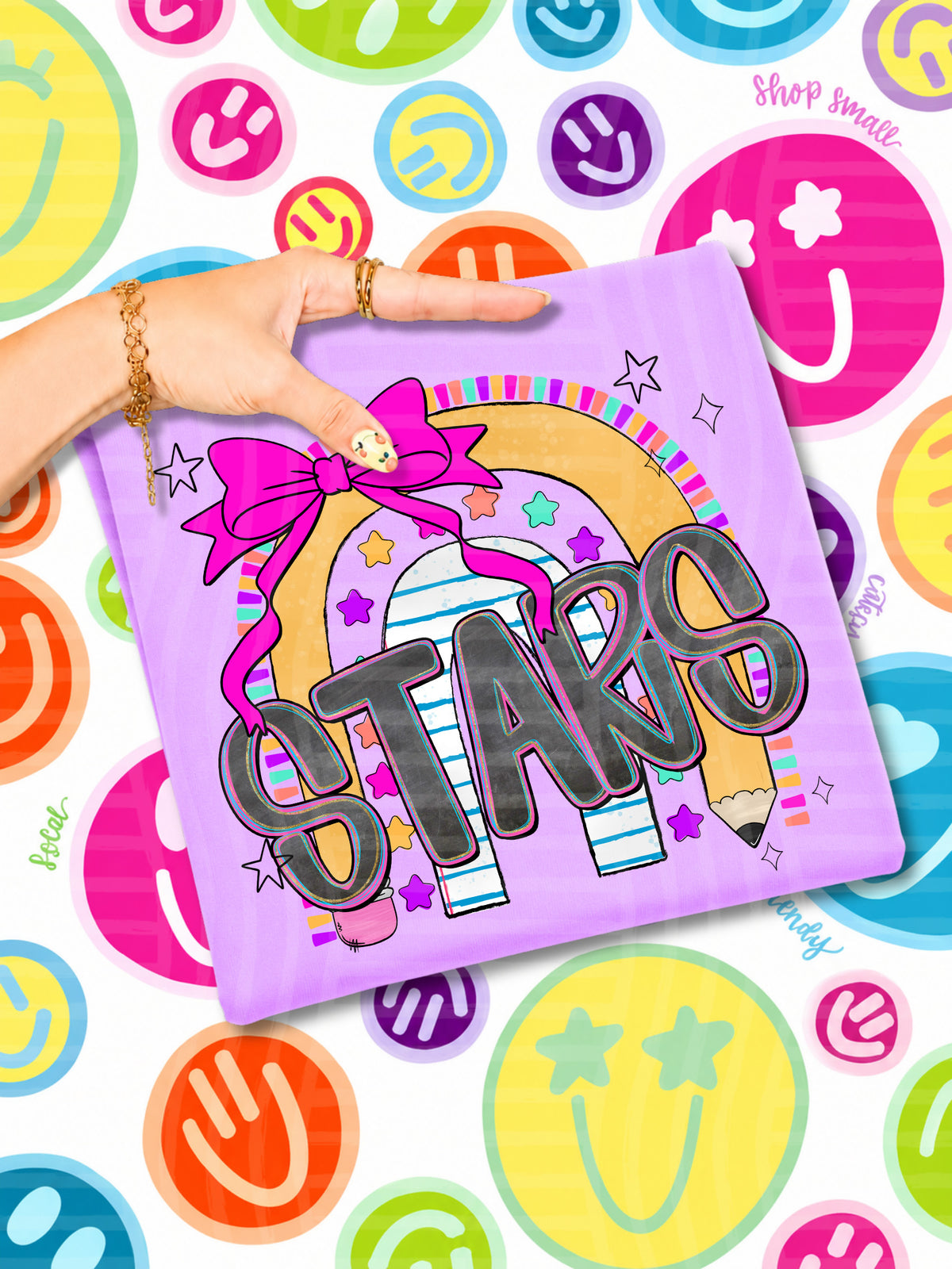 Stars rainbow crayon (CAPLINGER) DTF Transfer