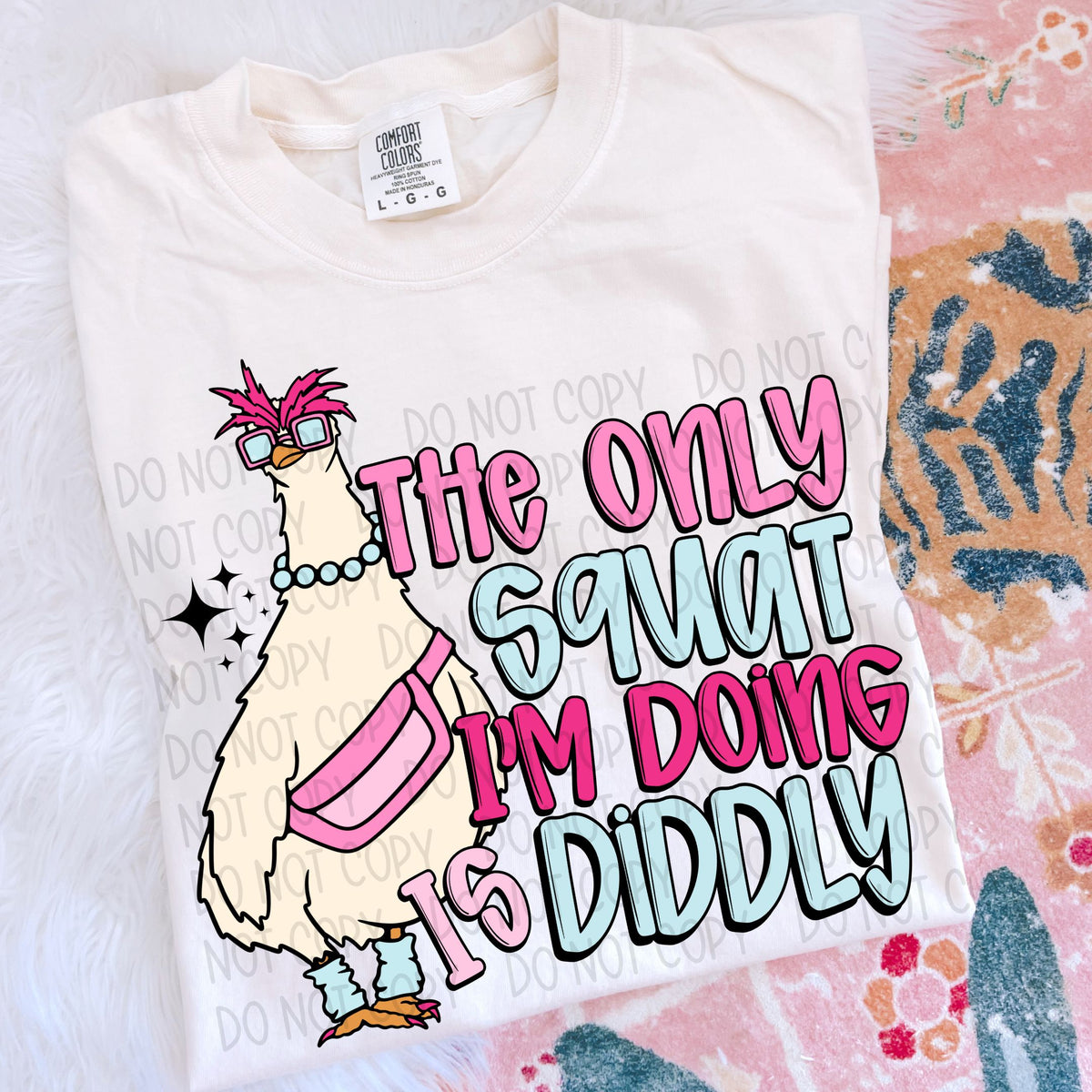 The only squat I'm doing is Diddly (SWD) DTF transfer