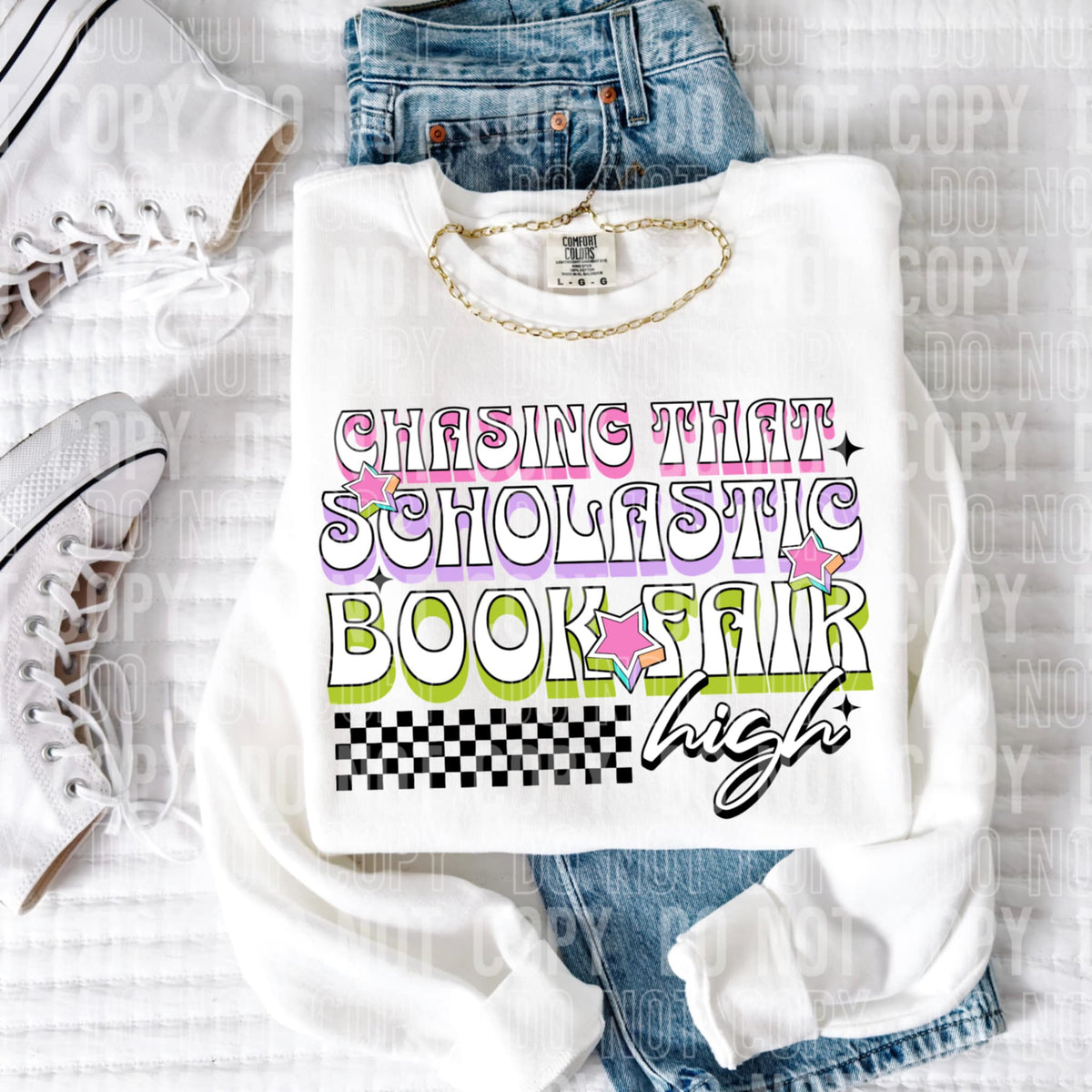 Chasing that scholastic book fair high (SBB) 96464 DTF transfer