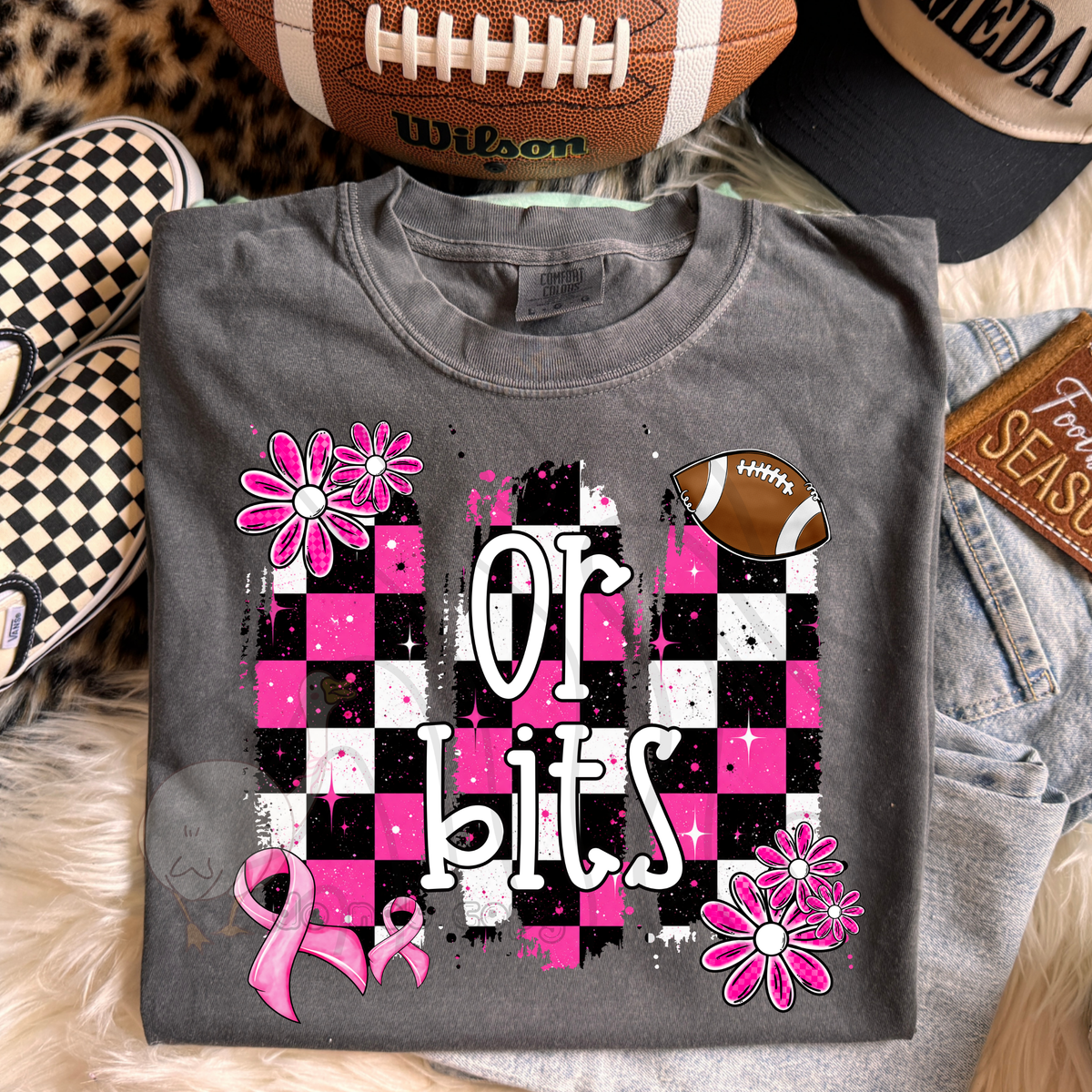 Orbits Pink Checker Mascot (DKD) DTF Transfers