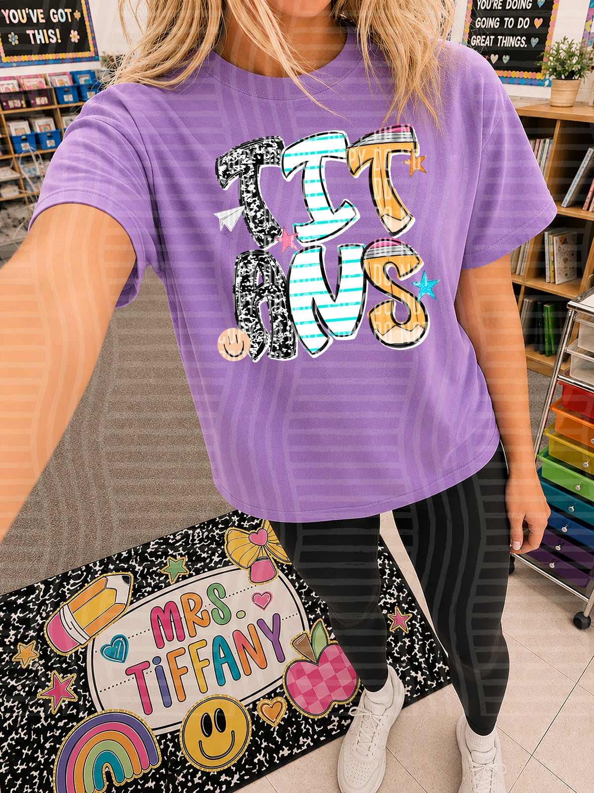 titans pencil paper font (CAPLINGER) DTF Transfer